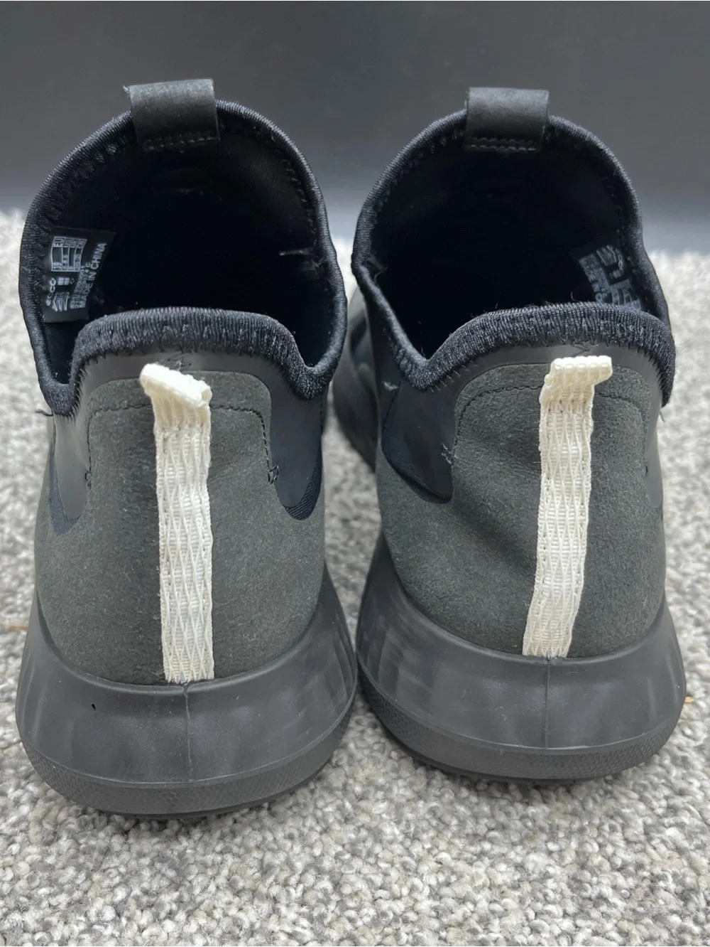 Ecco Phorene S.T.1 Alpha Slip-On Sneakers Womens Size 39, US 8-8.5 Black Shoes